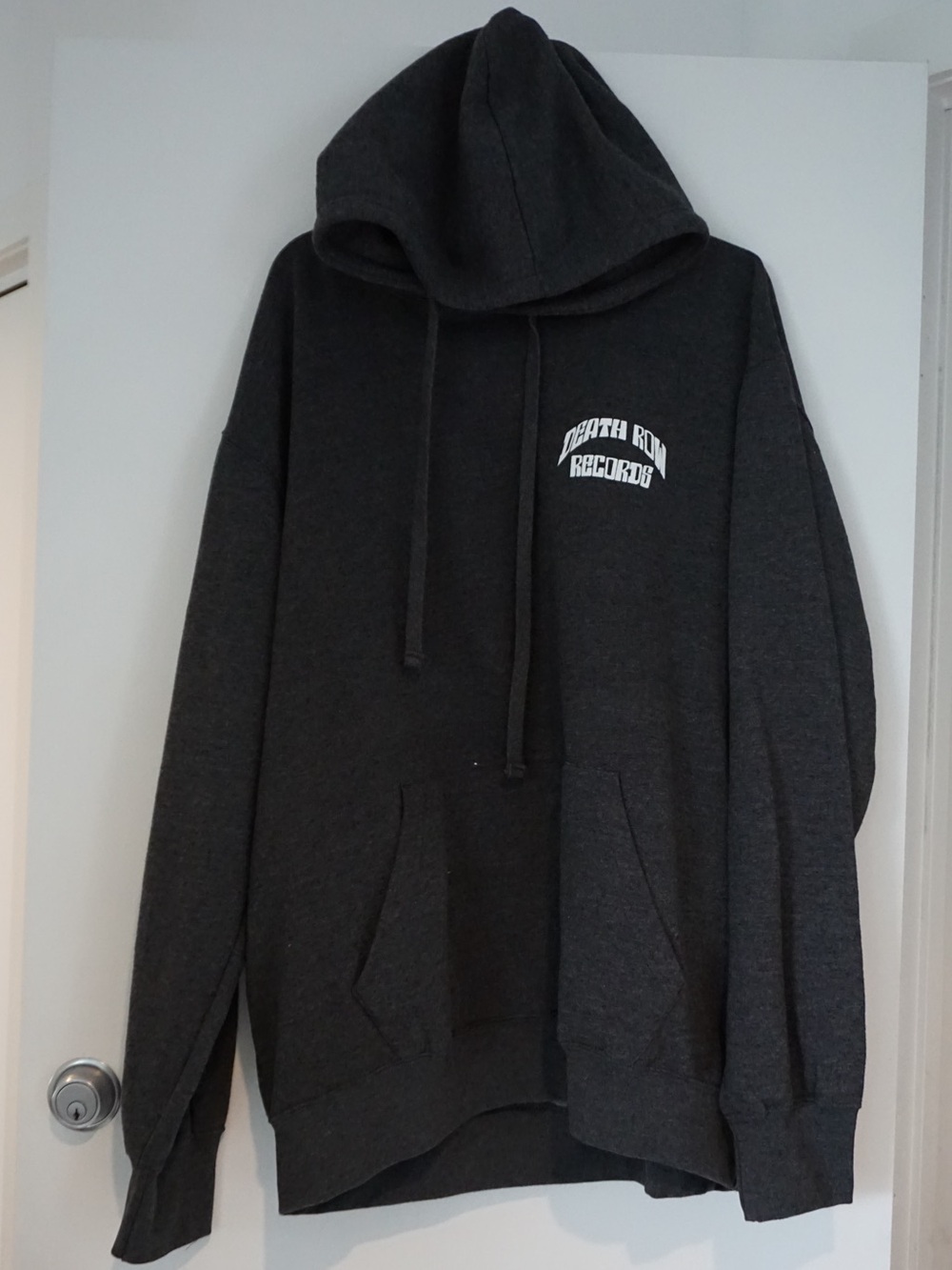 Death Row Records Charcoal Pullover Hoodie - Men's